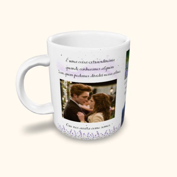 Caneca de Cerâmica Filmes - Votos Edward Cullen