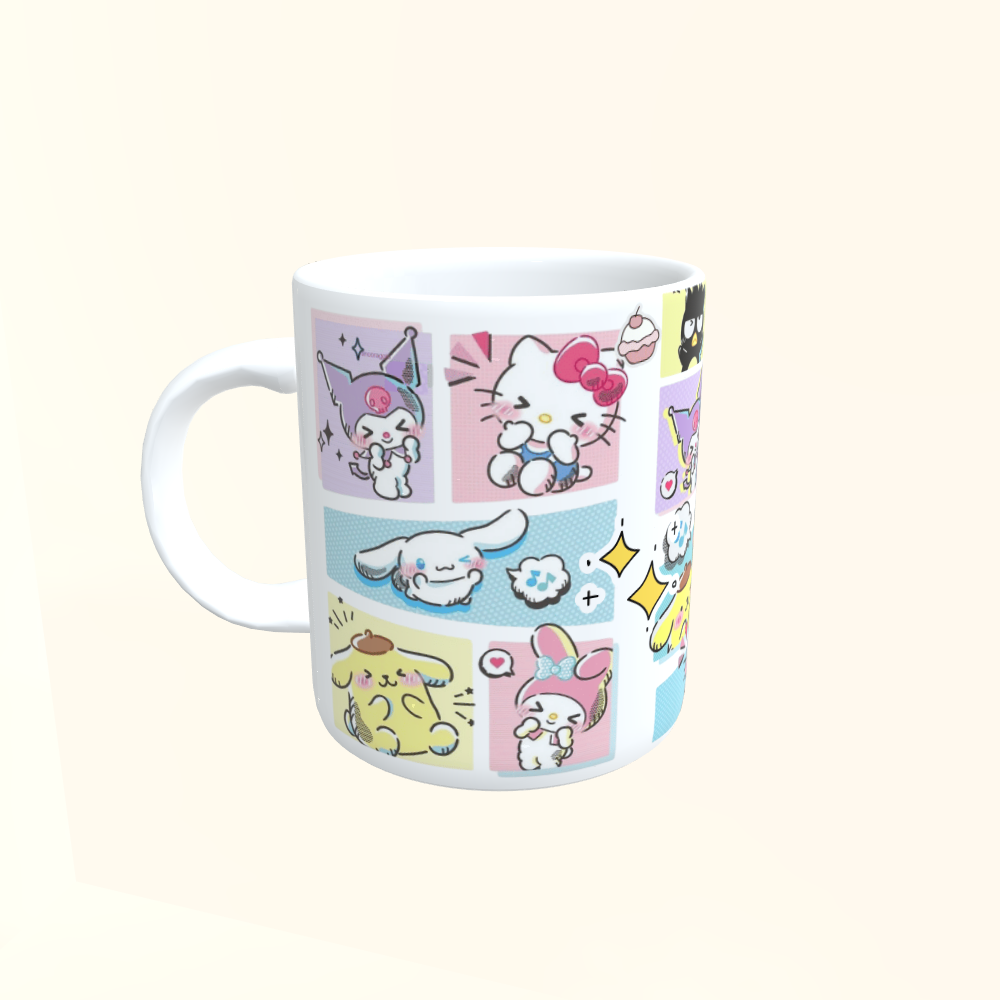 Caneca de Cerâmica Hello Kitty