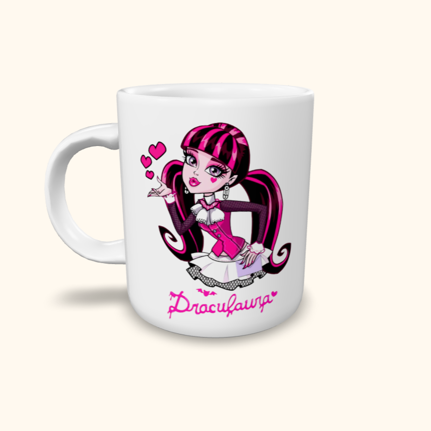 Caneca de Cerâmica Monster High - Draculaura