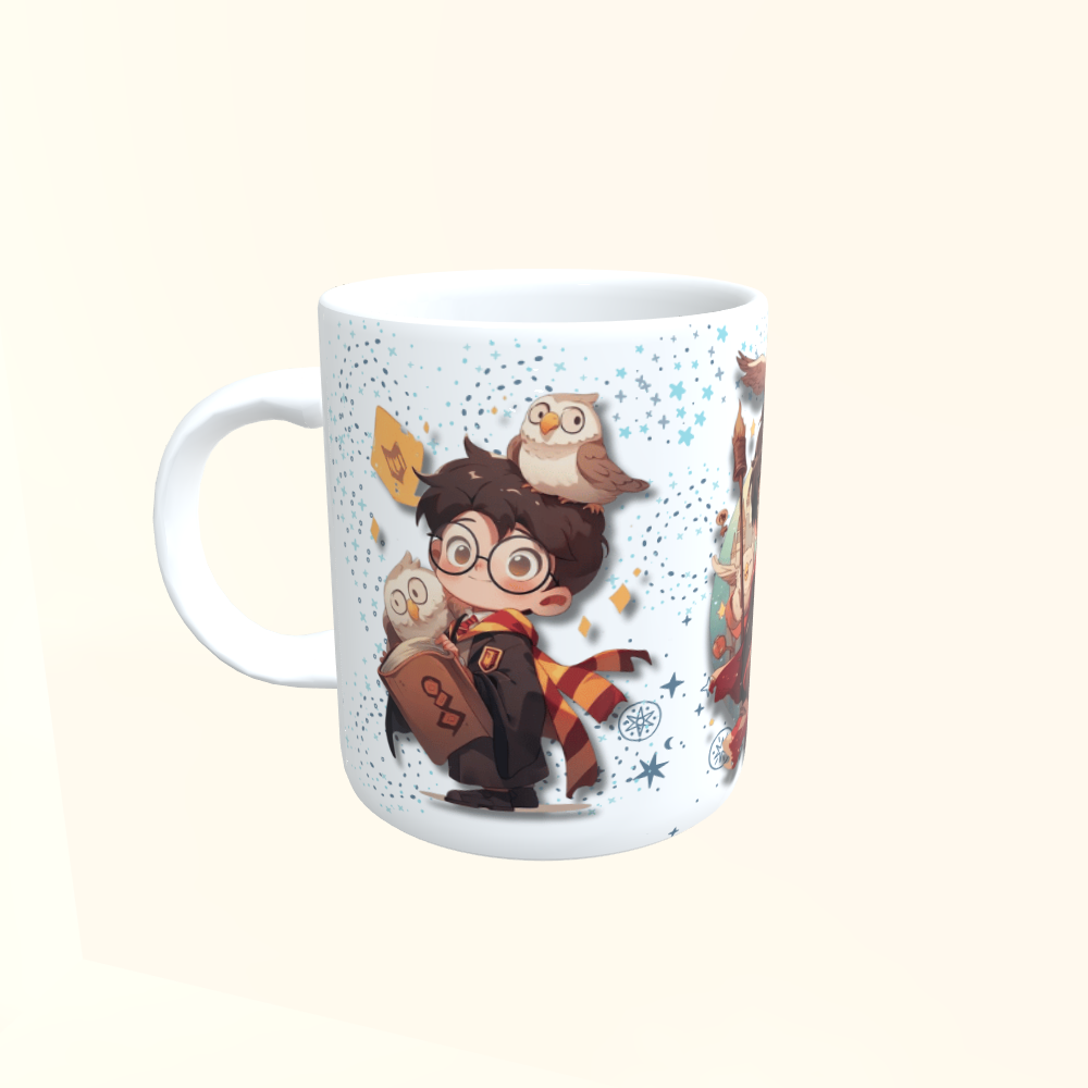 Caneca de Cerâmica Filmes - Harry Potter - Chibi