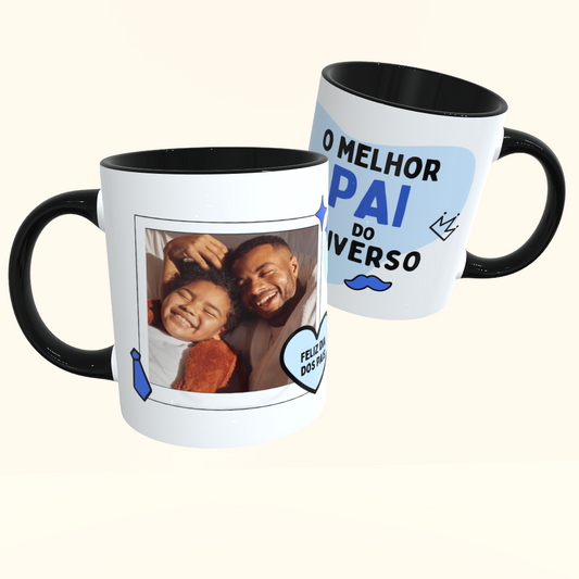Caneca de Cerâmica Dia dos Pais - Melhor Pai do Universo