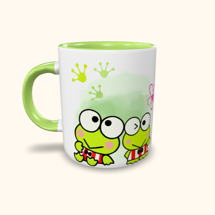Caneca de Cerâmica Hello Kitty - Keroppi
