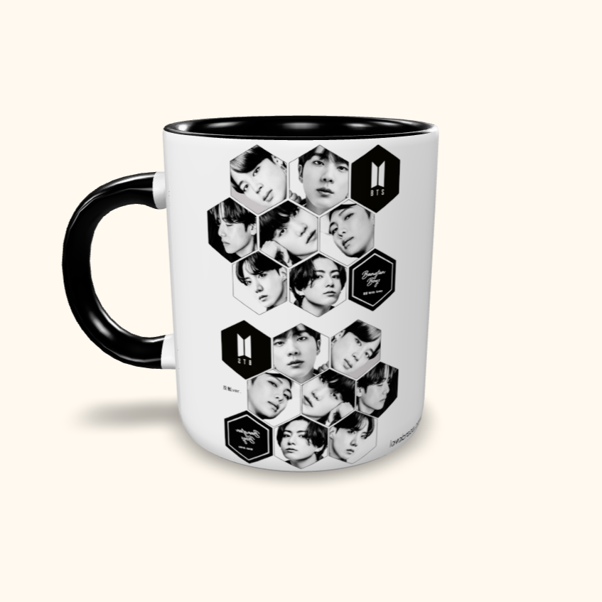 Caneca de Cerâmica BTS - Army