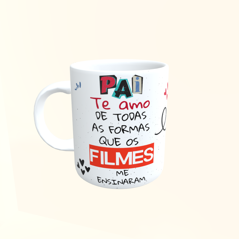Caneca de Cerâmica Dia dos Pais - Todas as formas
