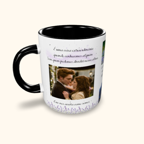 Caneca de Cerâmica Filmes - Votos Edward Cullen