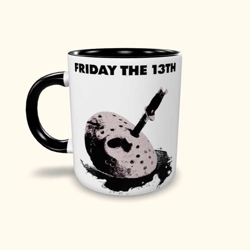 Caneca de Cerâmica Sexta Feira 13