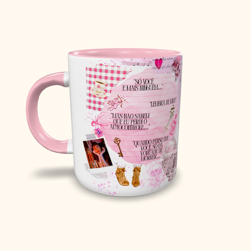 Caneca de Cerâmica Nicoleta - Músicas