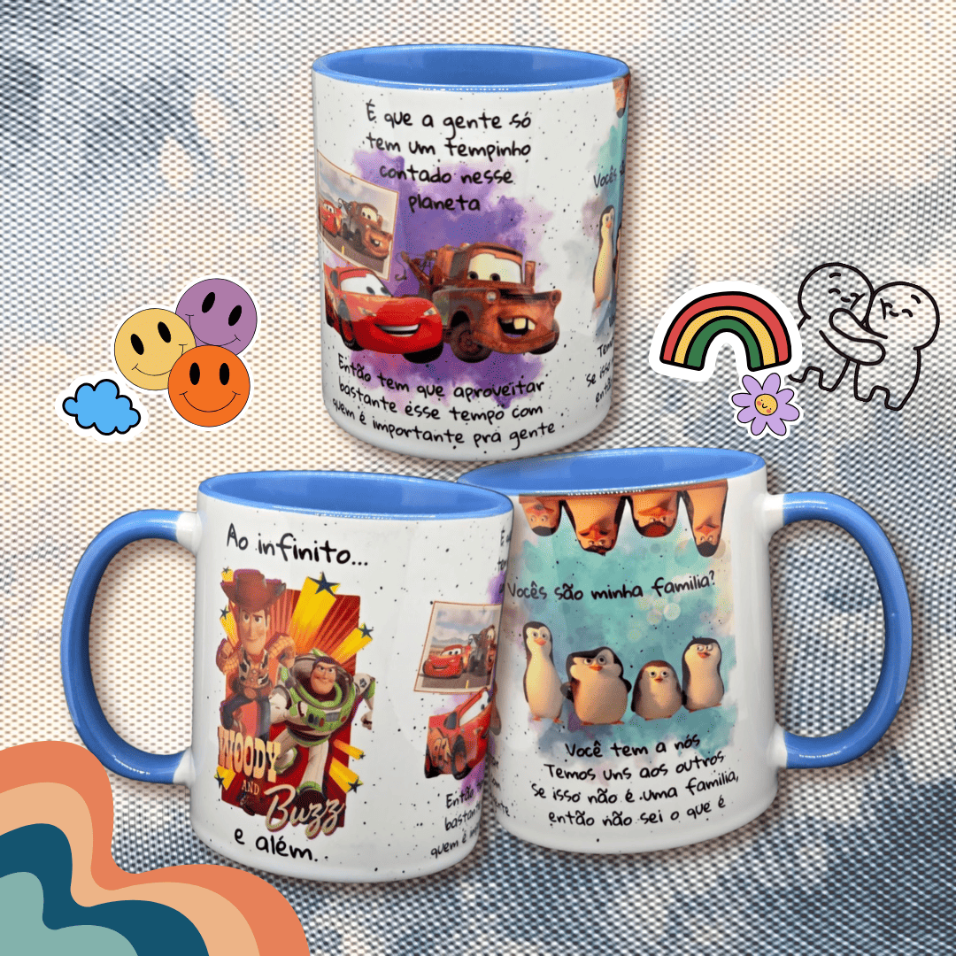 Caneca de Cerâmica Filmes - Frases