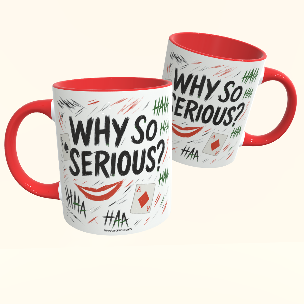 Caneca de Cerâmica Coringa - Why so Serious
