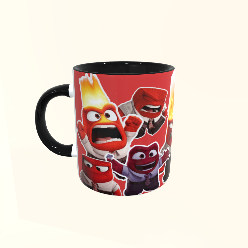 Caneca de Cerâmica Divertidamente - Raiva