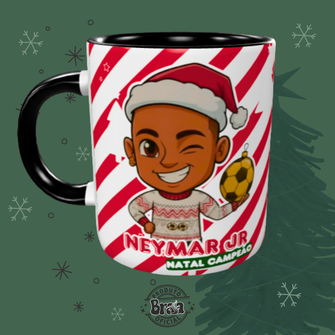 Caneca de Cerâmica Neymar - Natal Campeão