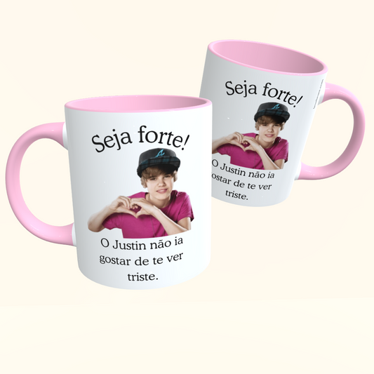 Caneca de Cerâmica Artistas -  Justin Bieber