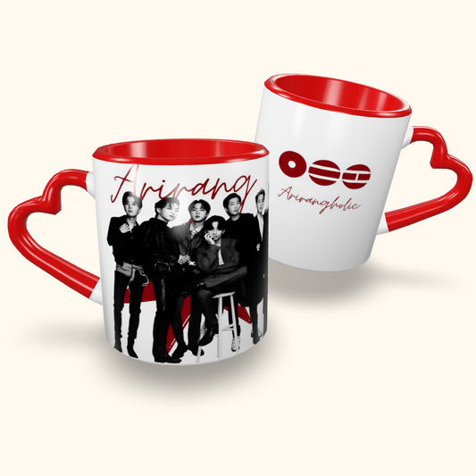Caneca de Cerâmica Artistas - BTS - Arirang