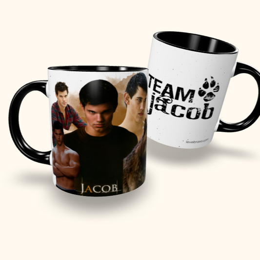 Caneca de Cerâmica Filmes - Team Jacob
