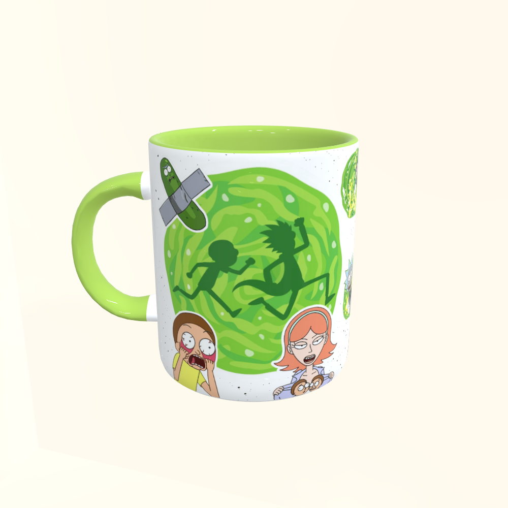 Caneca de Cerâmica Ricky & Morty