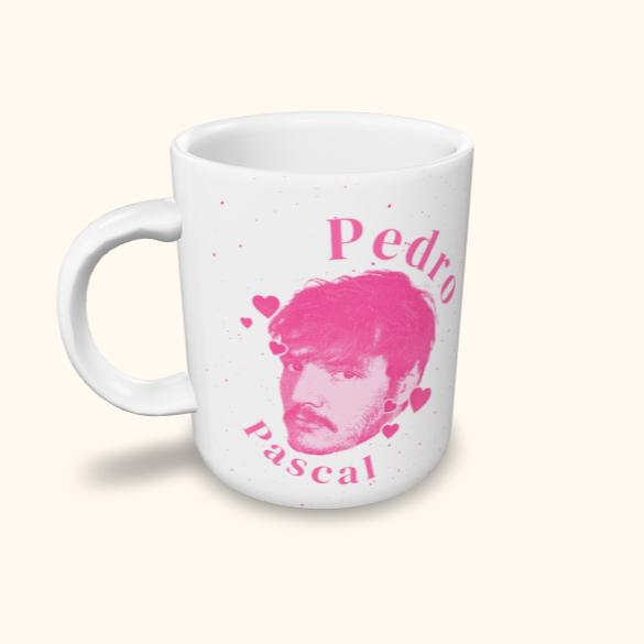 Caneca de Cerâmica Artistas - Pedro Pascal
