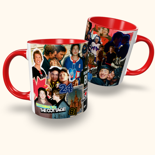 Caneca de Cerâmica Heated Rivalry - Colagem