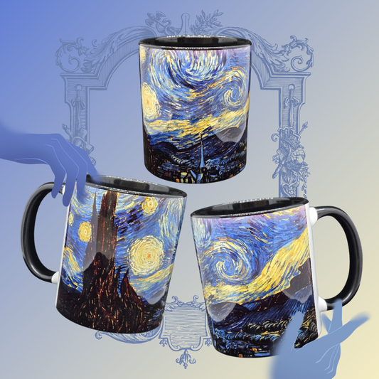 Caneca de Cerâmica Van Gogh - Noite Estrelada