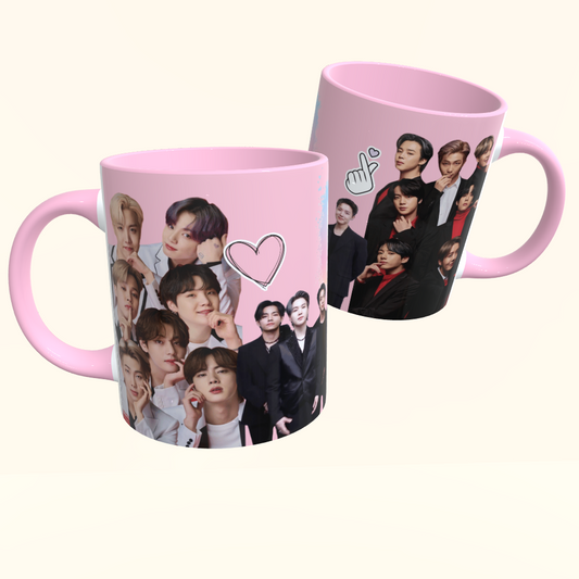 Caneca de Cerâmica Artistas - BTS