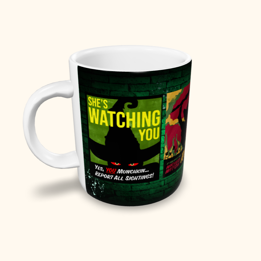 Caneca de Cerâmica Filmes - Cartaz Elphaba