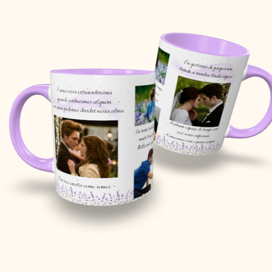 Caneca de Cerâmica Filmes - Votos Edward Cullen