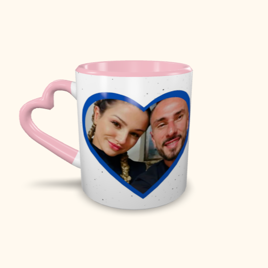 Caneca de Cerâmica Namorados - Dupla Perfeita
