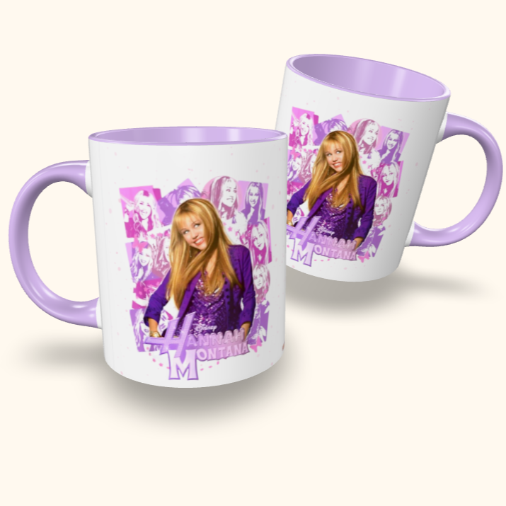 Caneca de Cerâmica Hannah Montana - Colagem