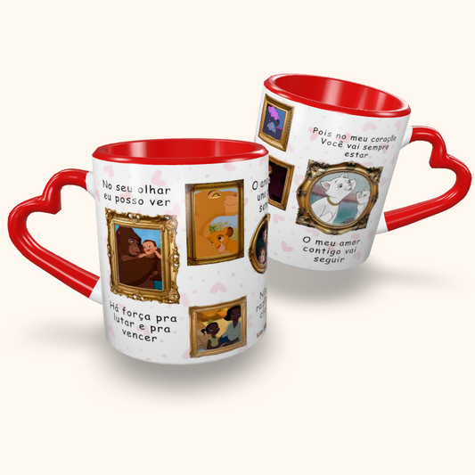 Caneca de Cerâmica Dia das Mães - No seu olhar...