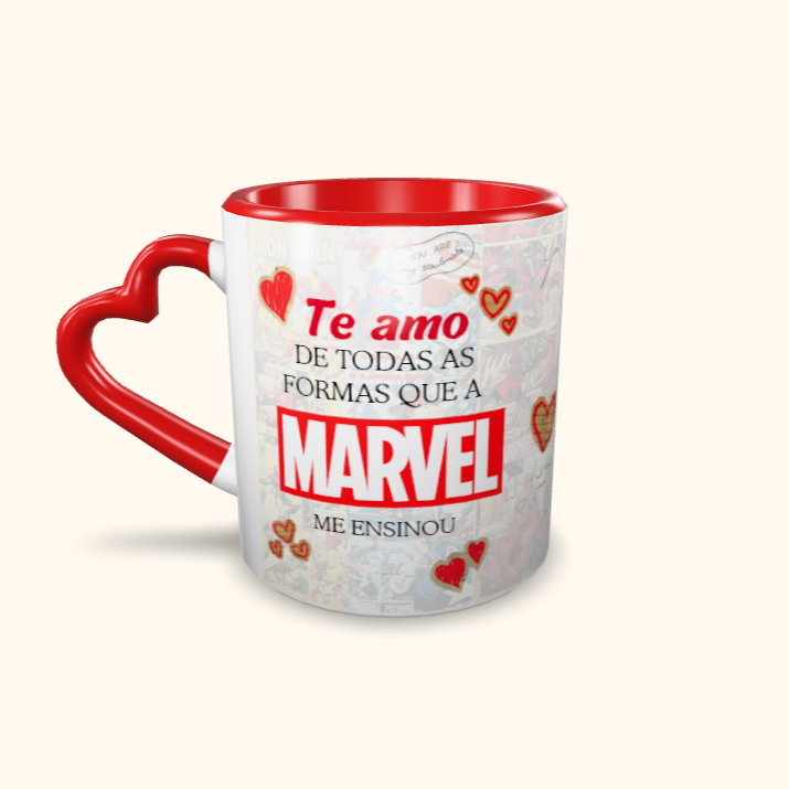 Caneca de Cerâmica Dia dos Namorados - HQ Casais