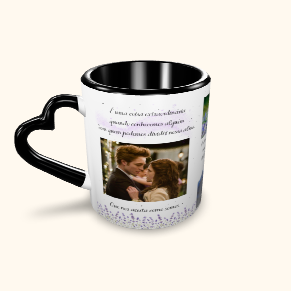 Caneca de Cerâmica Filmes - Votos Edward Cullen