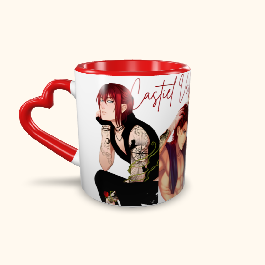 Caneca de Cerâmica I Love My Boyfriend - Amor Doce - Castiel Veilmont