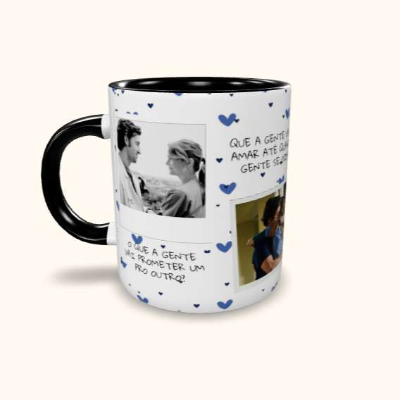 Caneca de Cerâmica Dia dos Namorados - Grey's Anatomy