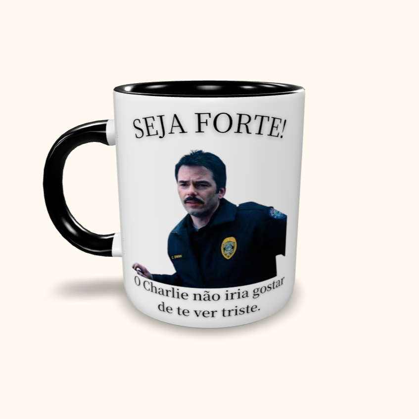 Caneca de Cerâmica Seja Forte Crepúsculo - Charlie