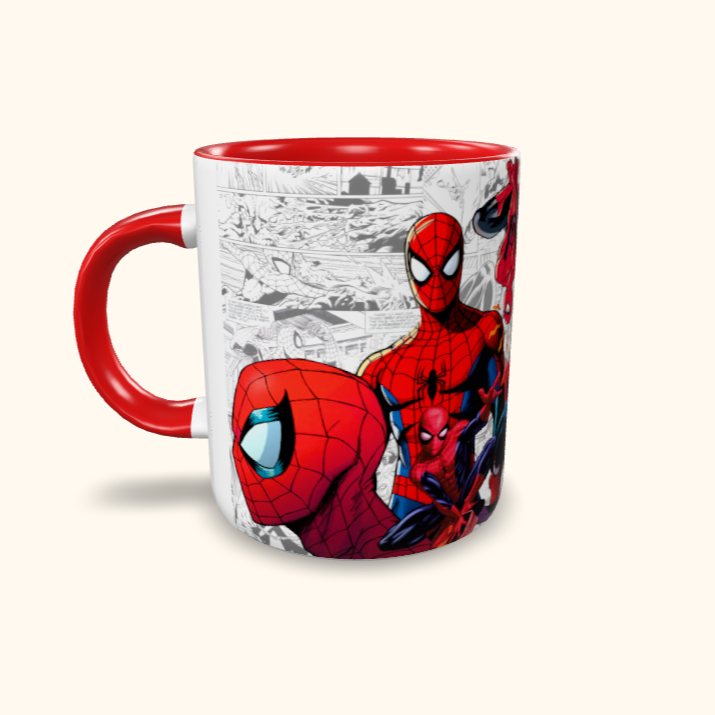 Caneca de Cerâmica Herois - HQ P&B Homem Aranha