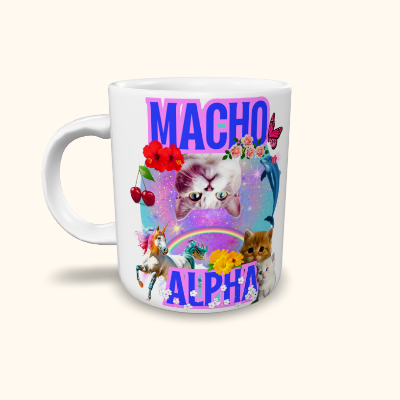 Caneca de Cerâmica Macho Alpha