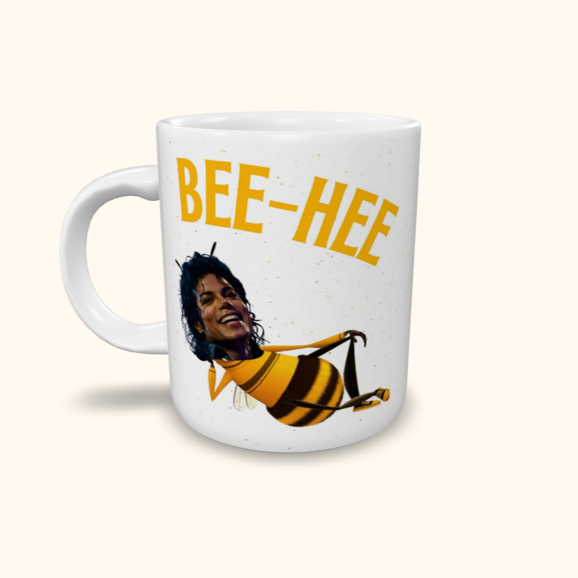 Caneca de Cerâmica Michael Jackson BeeHee