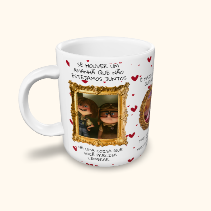 Caneca de Cerâmica Up Altas Aventuras - Se houver um amanhã