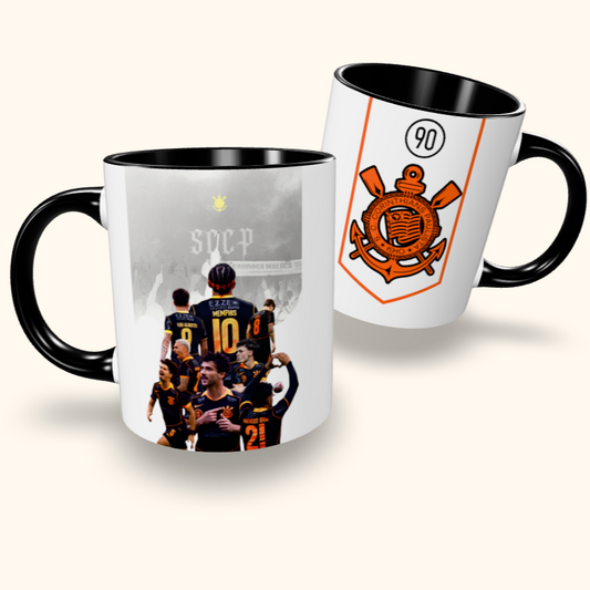Caneca de Cerâmica Corinthians Total 90
