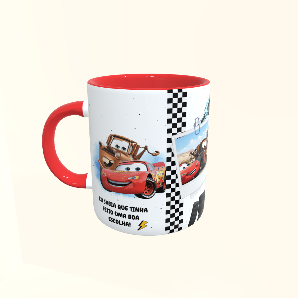 Caneca de Cerâmica McQueen & Mate - Mió Amigo