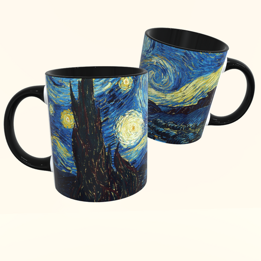 Caneca de Cerâmica Van Gogh - Noite Estrelada