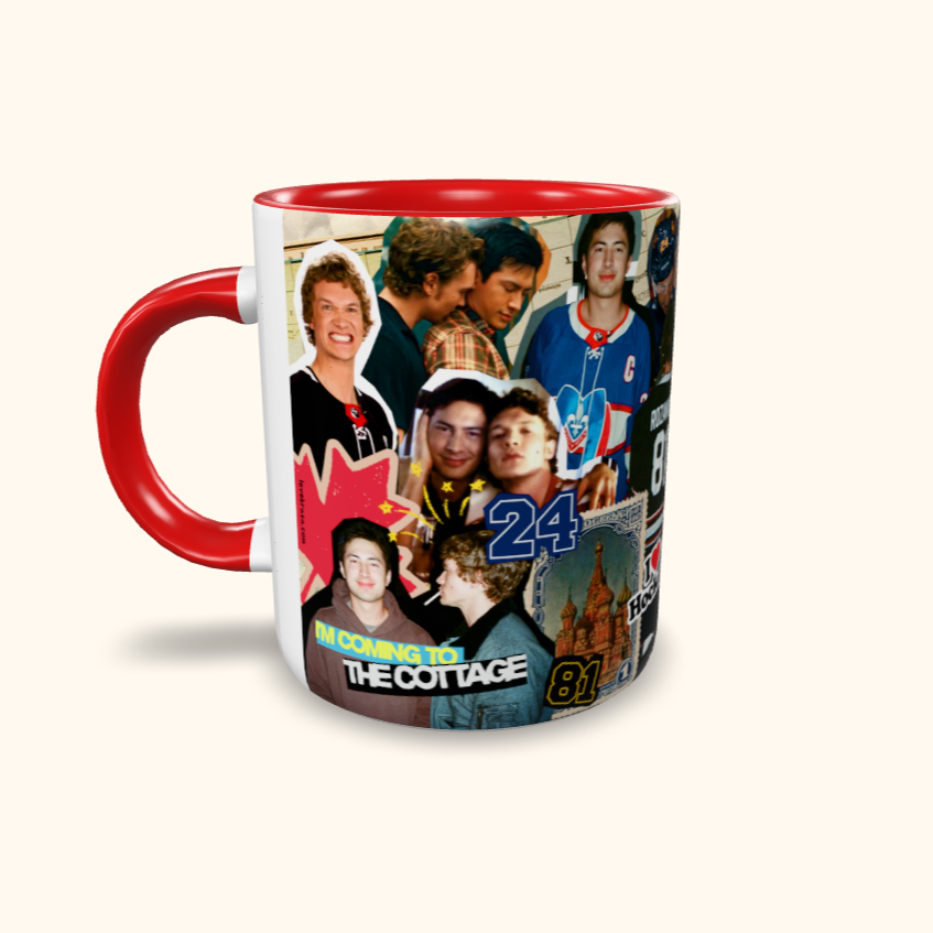 Caneca de Cerâmica Heated Rivalry - Colagem