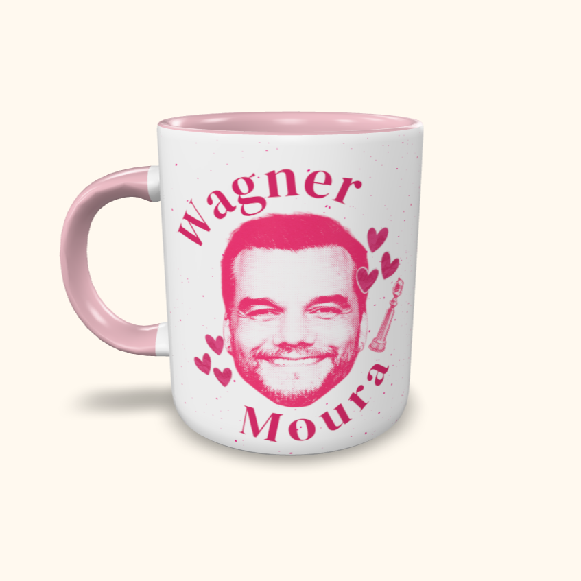 Caneca de Cerâmica Wagner Moura