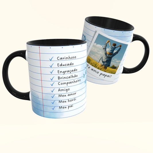 Caneca de Cerâmica Dia dos Pais - Super Pai