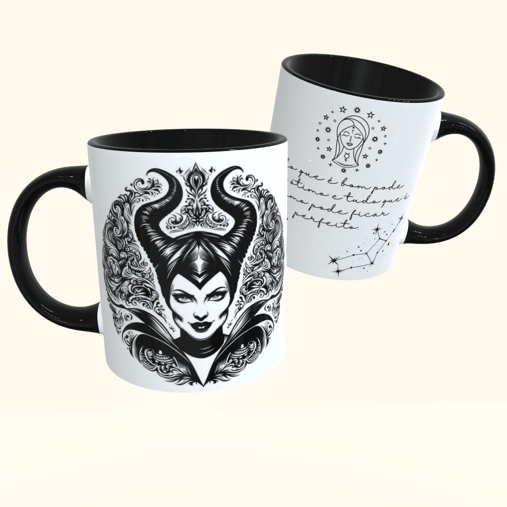 Caneca de Cerâmica Filmes - Malévola